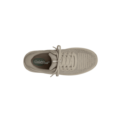 OrthoFeet Women's Kita Hands Free Athletic Sneaker - Taupe 6
