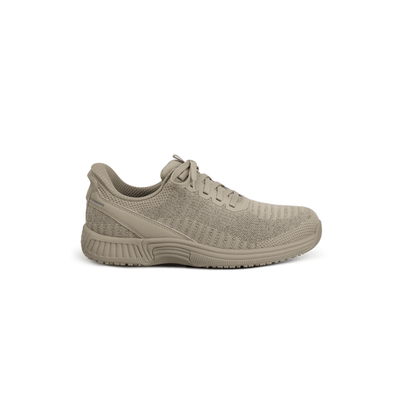 OrthoFeet Women's Kita Hands Free Athletic Sneaker - Taupe 1