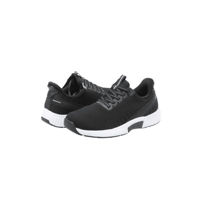 OrthoFeet Women's Kita Hands Free Sneaker - Black 4