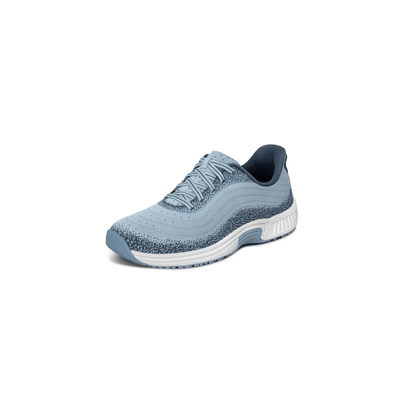 OrthoFeet Women's Kita Hands Free Sneaker - Slate/Navy 3