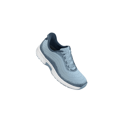 OrthoFeet Women's Kita Hands Free Sneaker - Slate/Navy 4