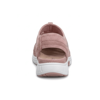 Orthofeet Women’s Laguna Adjustable Stretch No Tie Sandal Peach 4