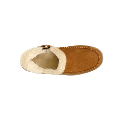 Orthofeet Women's Lorin Hands-Free Orthopedic Slipper Shoes - Camel 6