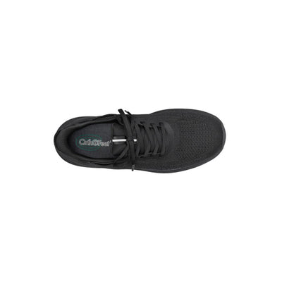 OrthoFeet Women's Nira Hands Free Sneaker - Black/Black 3