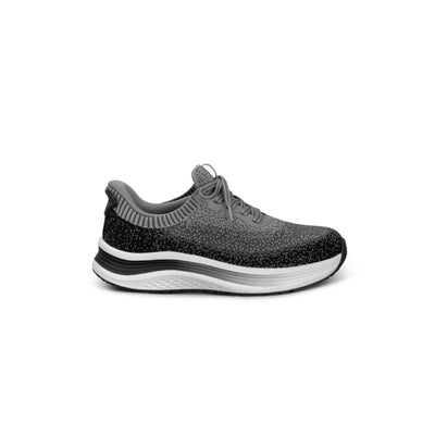 OrthoFeet Women's Nira Hands Free Sneaker - Black/Gray 1
