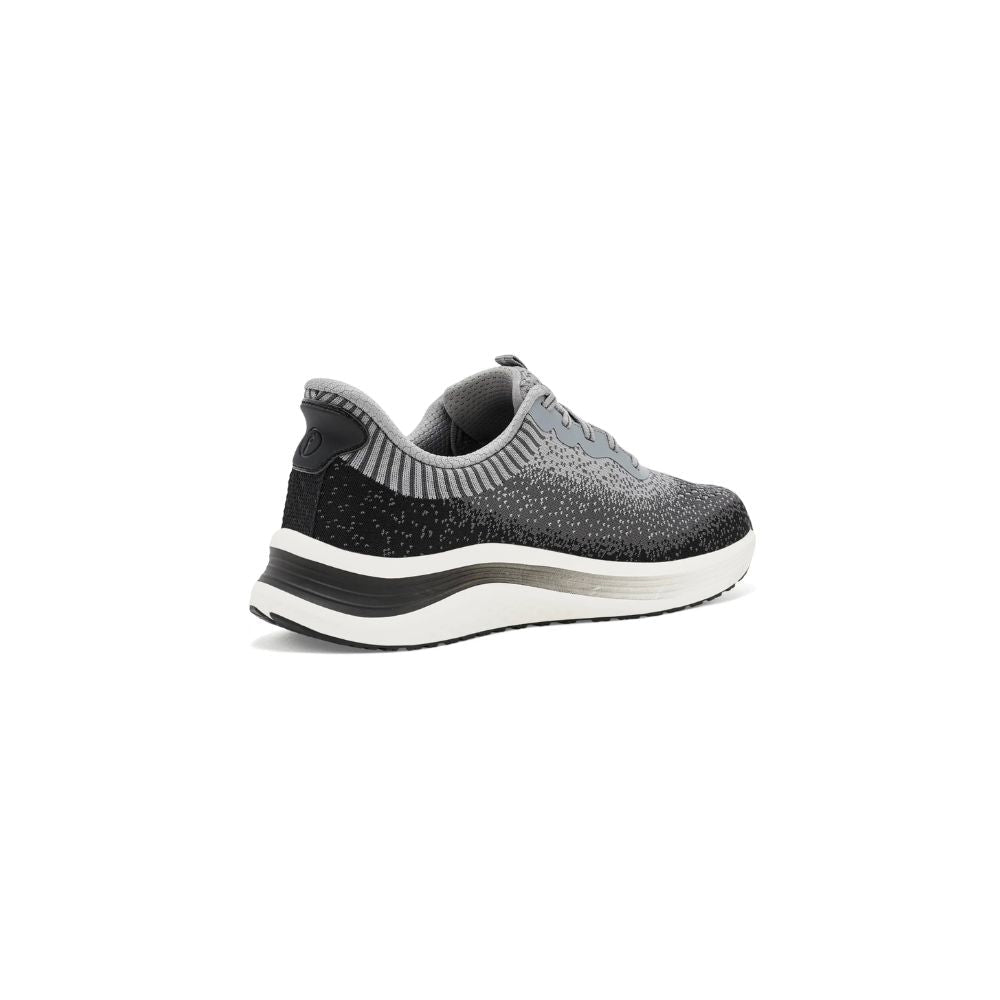 OrthoFeet Women's Nira Hands Free Sneaker - Black/Gray 5