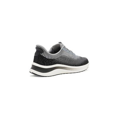 OrthoFeet Women's Nira Hands Free Sneaker - Black/Gray 5