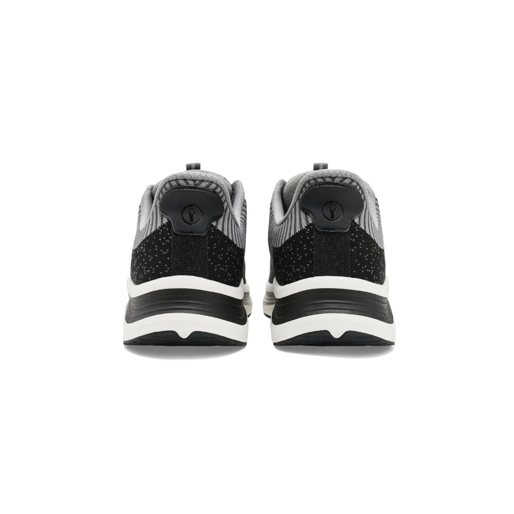 OrthoFeet Women's Nira Hands Free Sneaker - Black/Gray 4