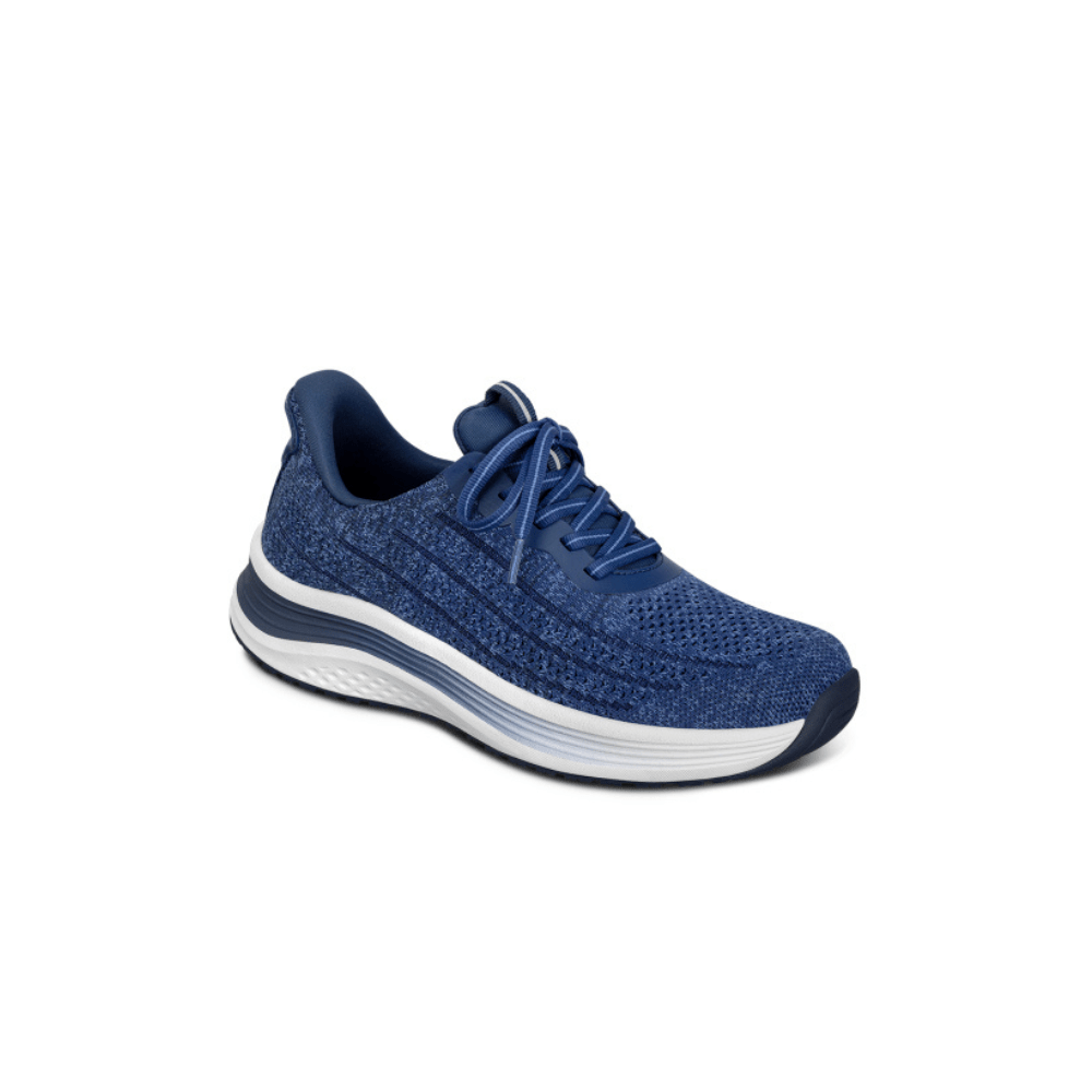 OrthoFeet Women's Nira Hands Free Sneaker - Indigo Blue 3