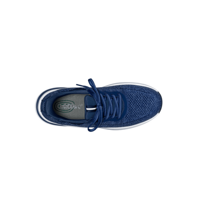 OrthoFeet Women's Nira Hands Free Sneaker - Indigo Blue 6