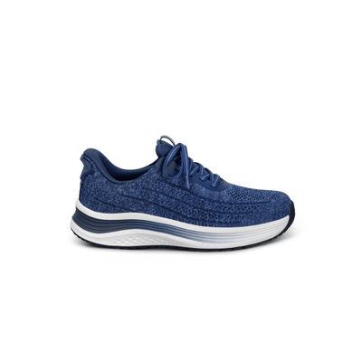 OrthoFeet Women's Nira Hands Free Sneaker - Indigo Blue 1