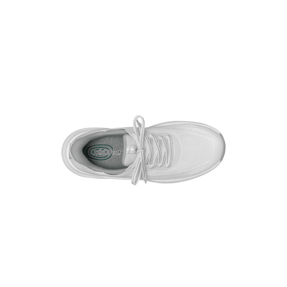 OrthoFeet Women's Nira Hands Free Sneaker - White 2