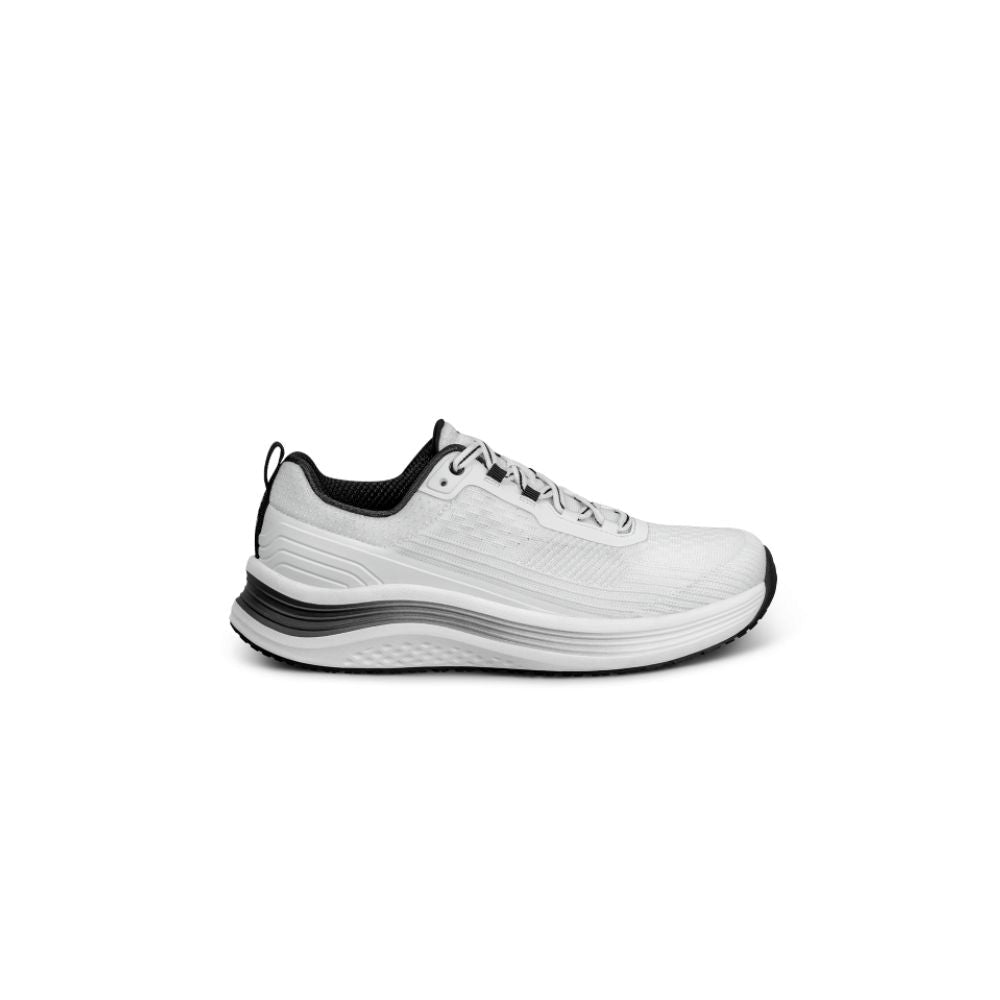 OrthoFeet Women's Relay Hands Free Sneaker - White 1