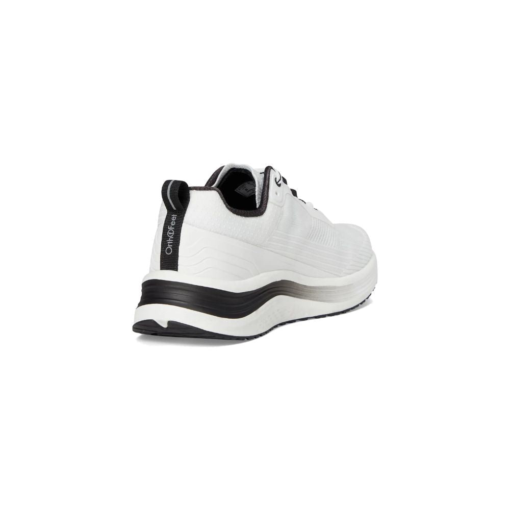 OrthoFeet Women's Relay Hands Free Sneaker - White 5