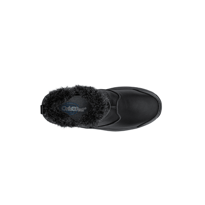 OrthoFeet Women's Siena Faux Fur-Lined Ankle Boot - Black 4