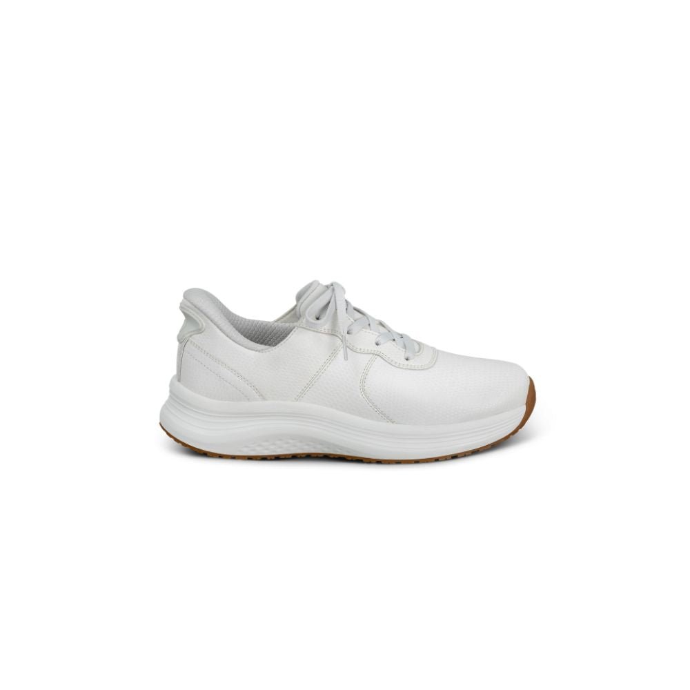 OrthoFeet Women's Stride Hands-Free Sneaker – Ecru 1