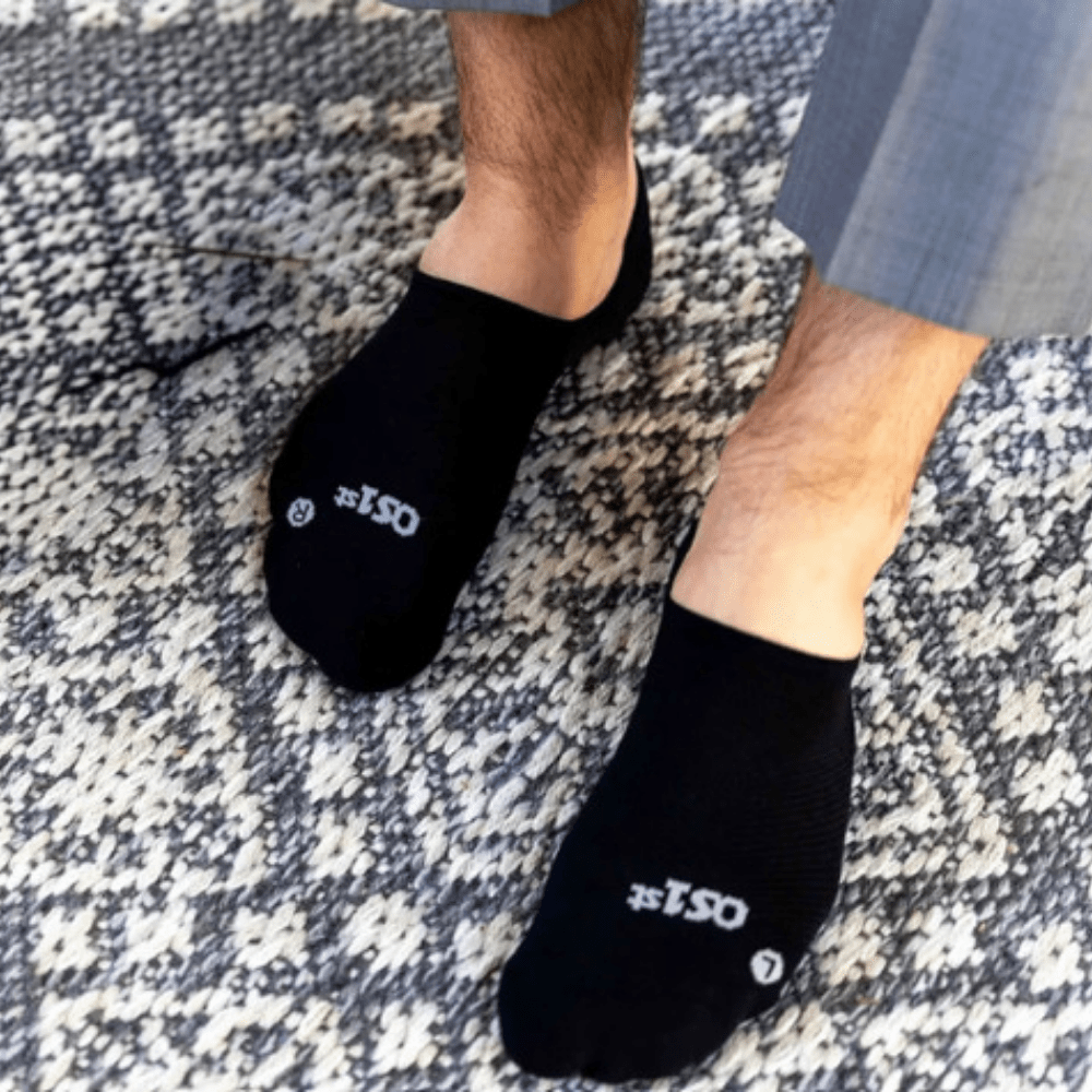 OS1st Nekkid Comfort Ultra-Soft Comfort No Show Socks – Black 4