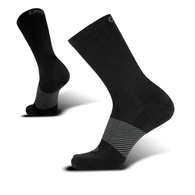 OS1st WC Wicked Comfort Crew Sock - Black Mid - Calf 1