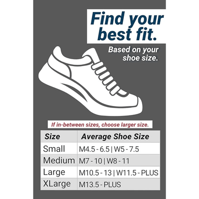 OS1st WC Wicked Comfort Crew Sock - Black Mid - Calf 3