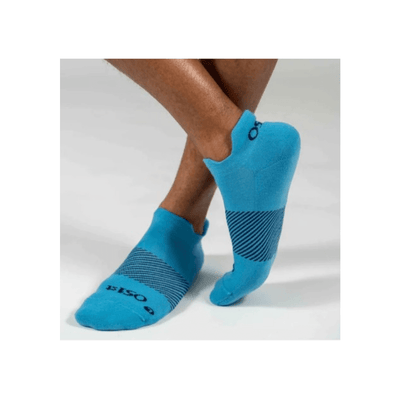 OS1st Wicked Comfort No Show Socks - Carolina Blue - Moisture Wicking 4