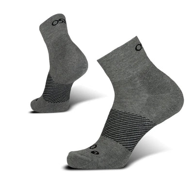 OS1st Wicked Comfort Socks | 1/4 Crew Charcoal Socks 1