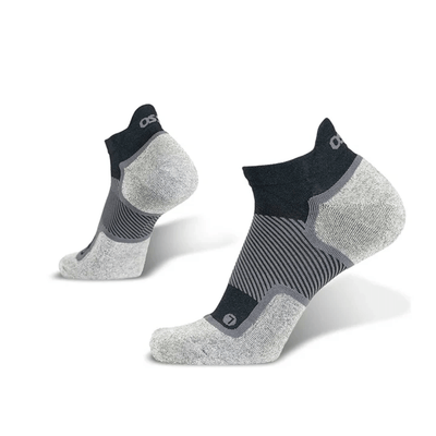 OS1st WIDE Wellness Performance Socks | No Show Black 1