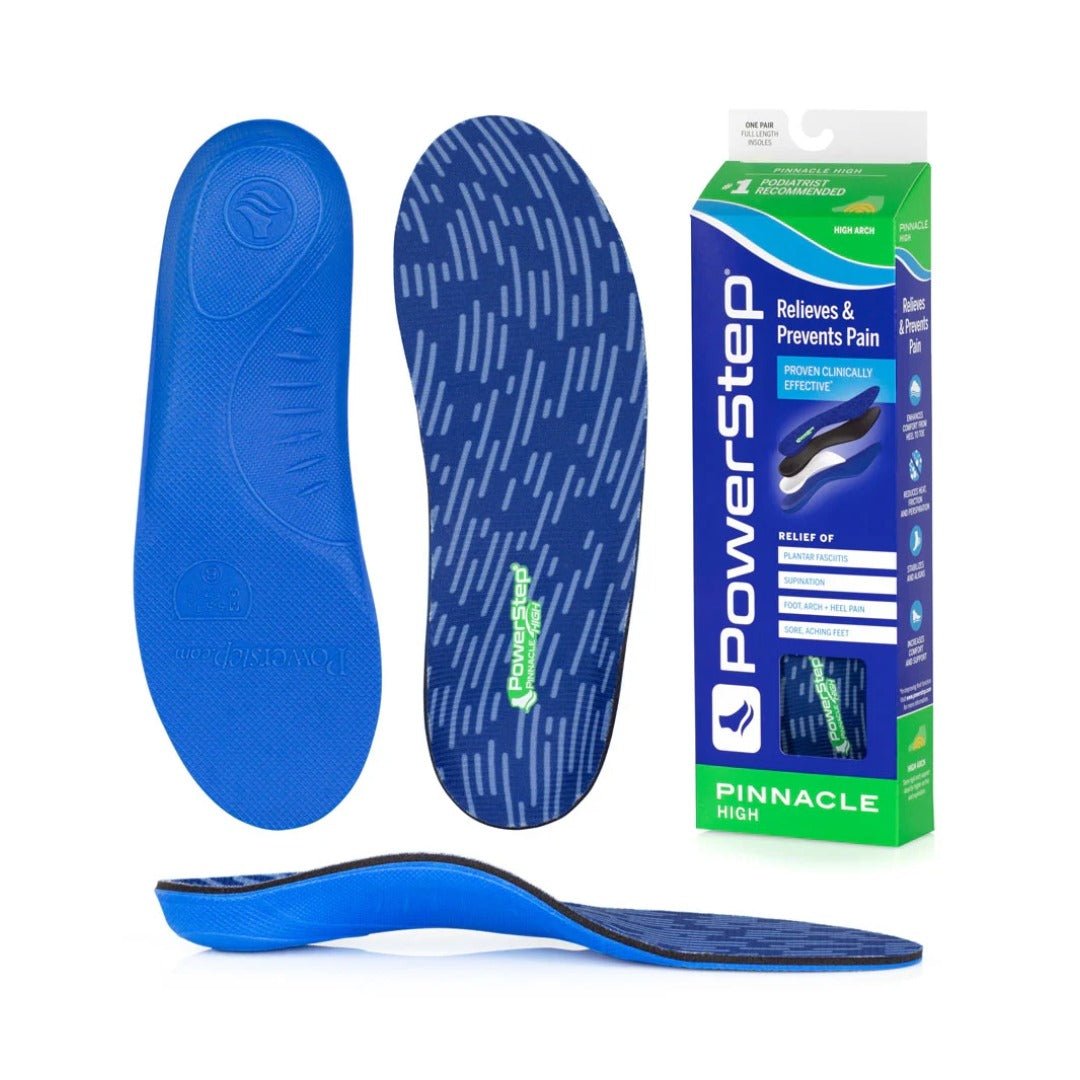 Powerstep Pinnacle Unisex Pain relief Full Length insoles High Arch 5