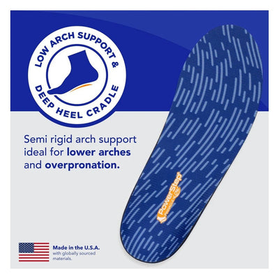 Powerstep Pinnacle Unisex Pain relief Full Length insoles Low Arch 5