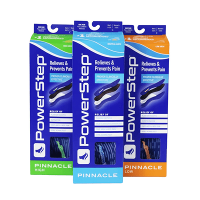 Powerstep Pinnacle Unisex Pain relief Full Length insoles Neutral Arch 7
