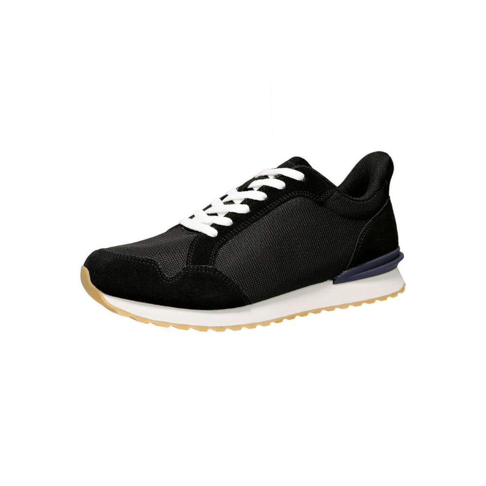 Propét Carmine Men's Hands-Free Step-In Walking Sneaker – Black 5