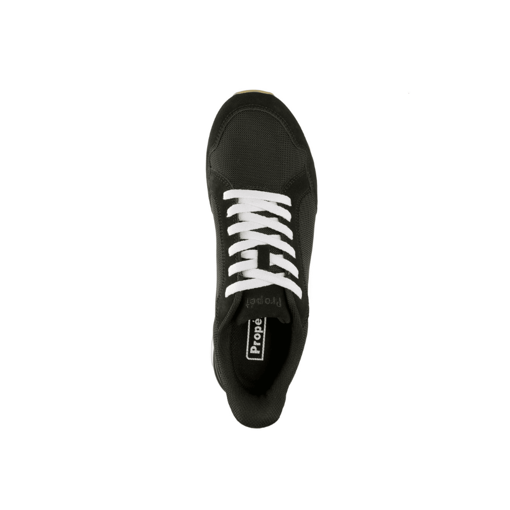 Propét Carmine Men's Hands-Free Step-In Walking Sneaker – Black 4