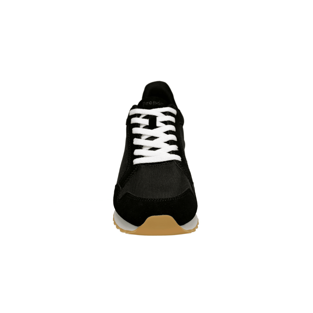Propét Carmine Men's Hands-Free Step-In Walking Sneaker – Black 3