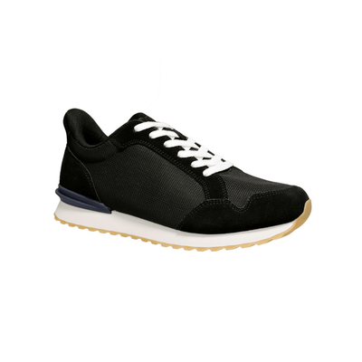 Propét Carmine Men's Hands-Free Step-In Walking Sneaker – Black 2