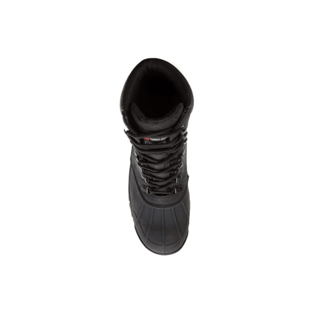 Propét Men’s Blizzard Mid Lace Insulated Winter Boot - Black & Brown/Black 4