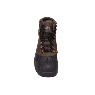 Propét Men’s Blizzard Mid Lace Insulated Winter Boot - Black & Brown/Black 8