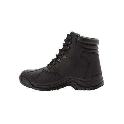 Propét Men’s Blizzard Mid Lace Insulated Winter Boot - Black & Brown/Black 3