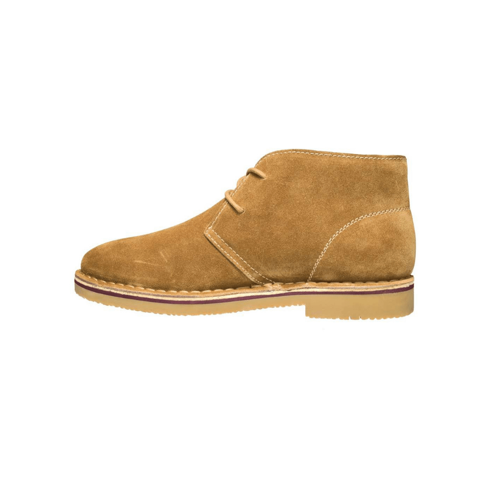 Propét Men’s Findley Suede Chukka Boot Stone & Tan 8
