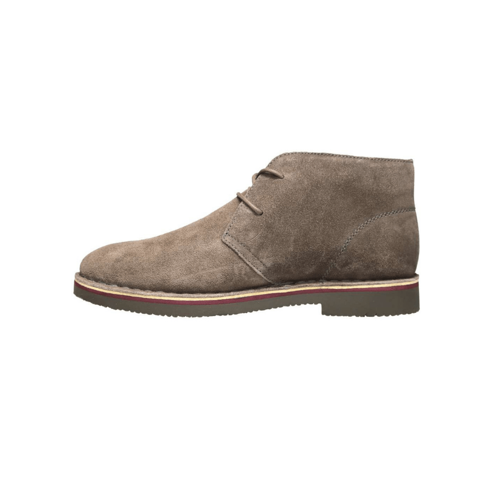 Propét Men’s Findley Suede Chukka Boot Stone & Tan 5
