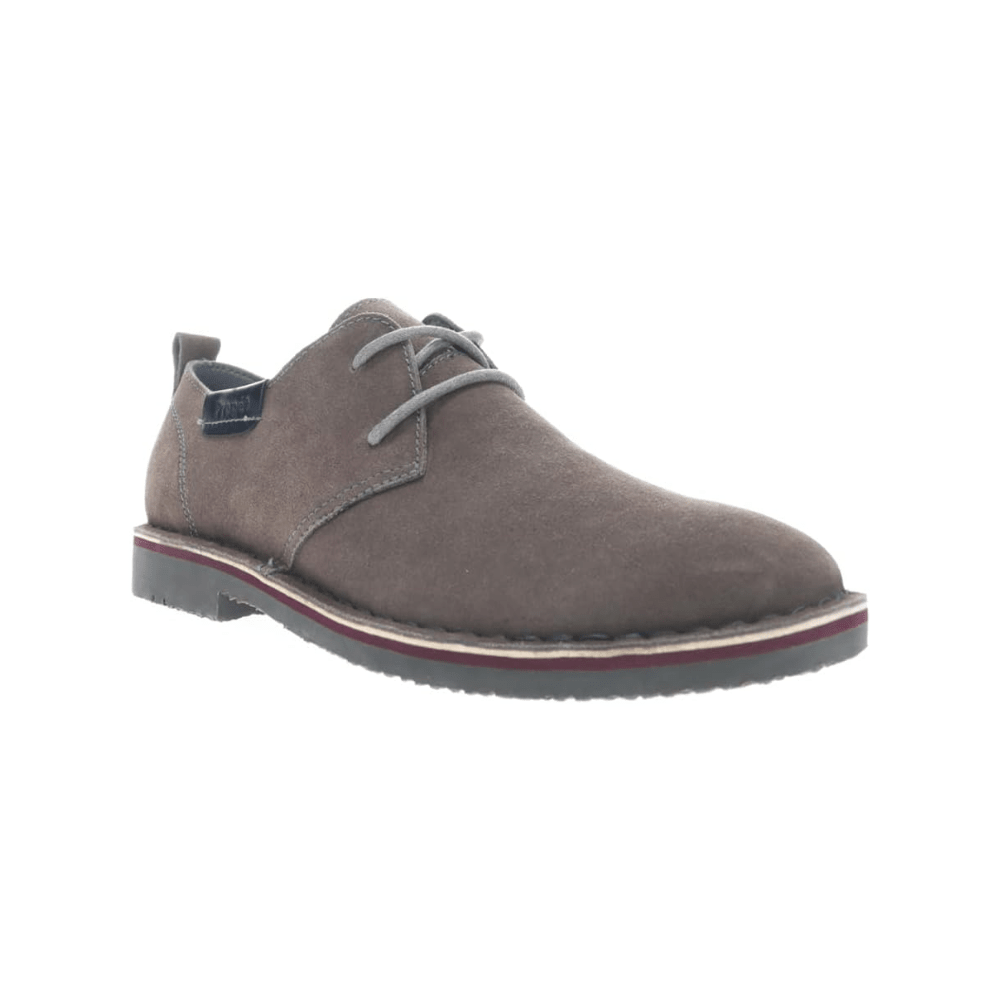 Propet Men’s Finn Oxford Suede Casual Shoes – Stone XX Wide 2