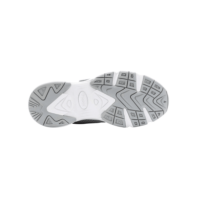 Propét Men’s Stability X Strap Athletic Walking Sneaker - Black & LT Grey 8