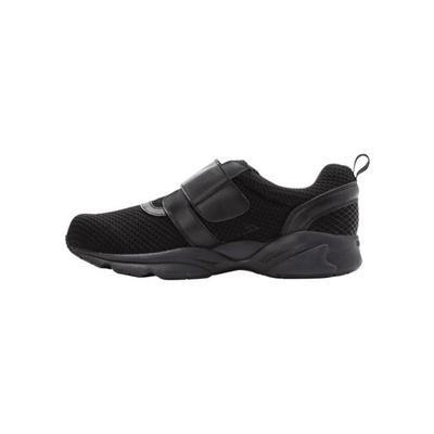 Propét Men’s Stability X Strap Athletic Walking Sneaker - Black & LT Grey 3