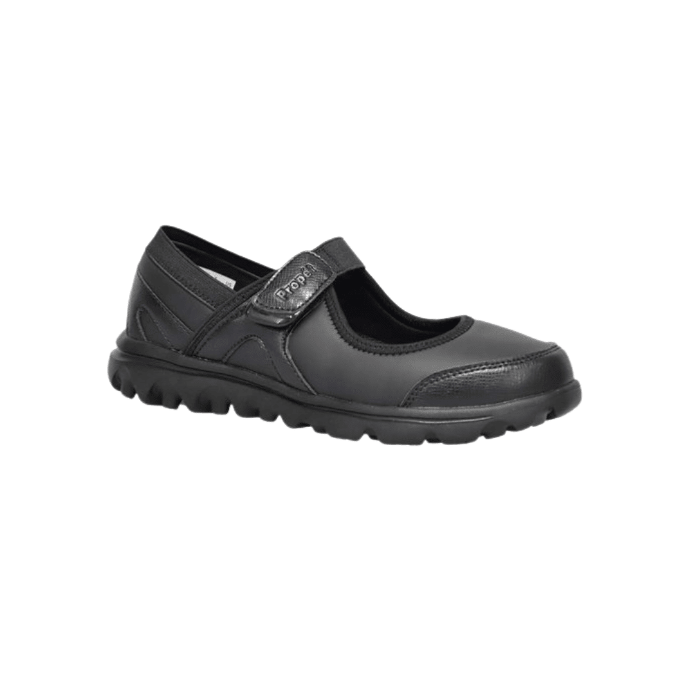 Propét Women's Onalee Mary Jane Flat - Black & Navy 6