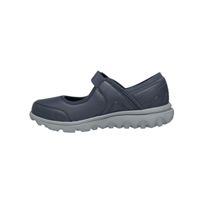 Propét Women's Onalee Mary Jane Flat - Black & Navy 4