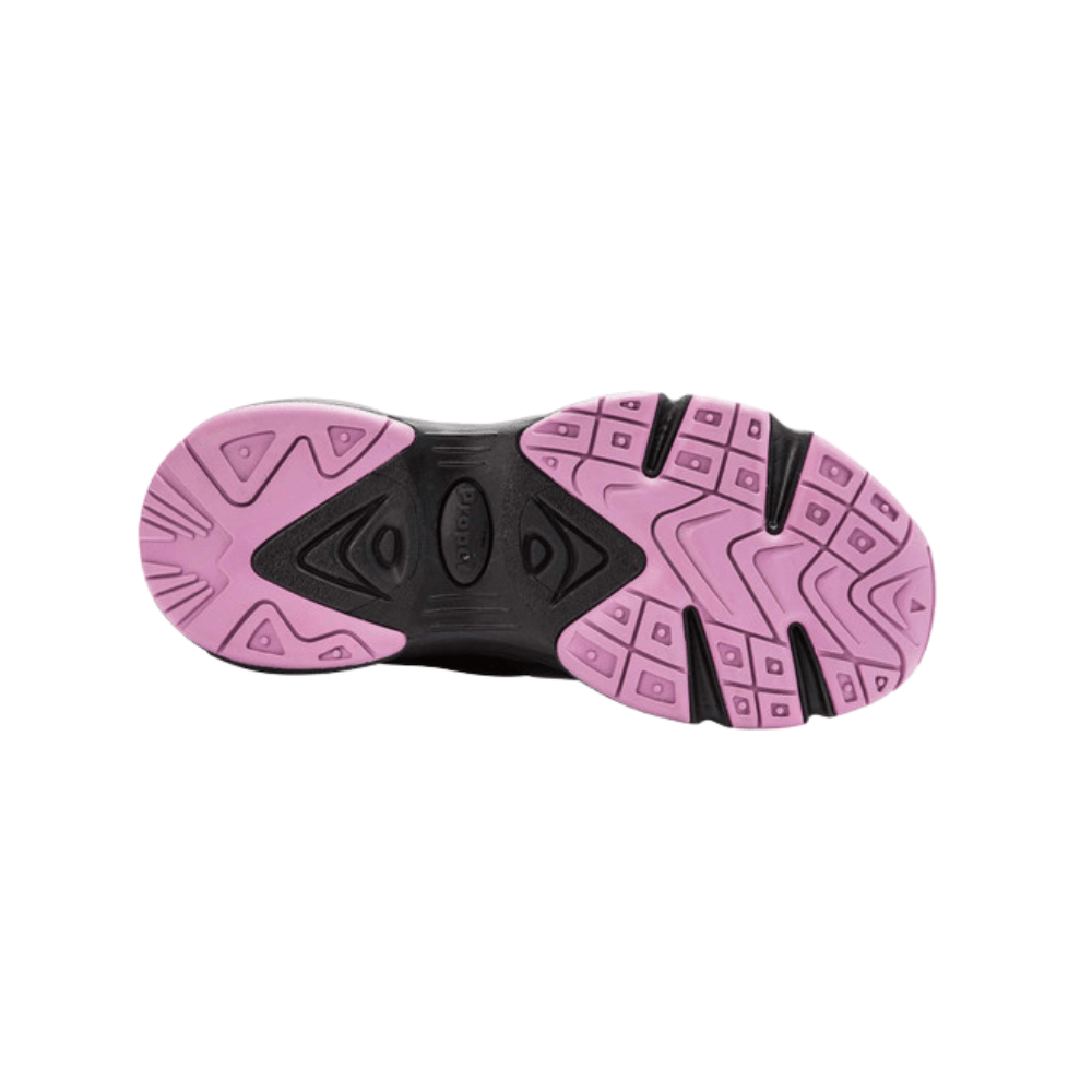 Propét Women's Stability X Walking Shoes - Black/Berry & Black 7