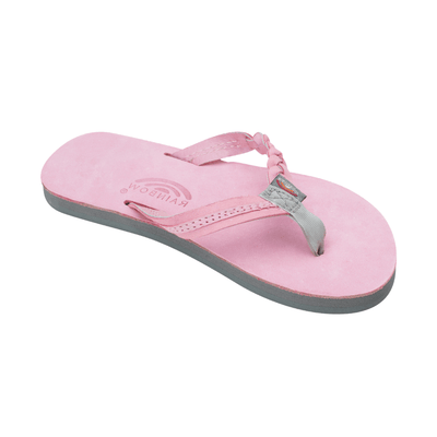 Rainbow Flirty Braidy Toddler & Kids Size Pink/Grey Sandals 101LTSFB 1