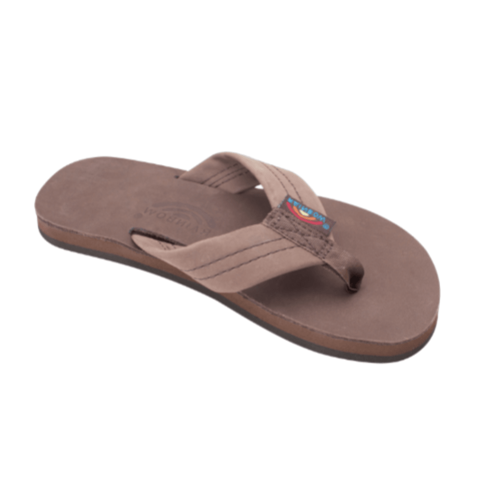 Rainbow Kids Premier Leather 1" Strap Sandal - Expresso 101LTS00 - EXPR 1