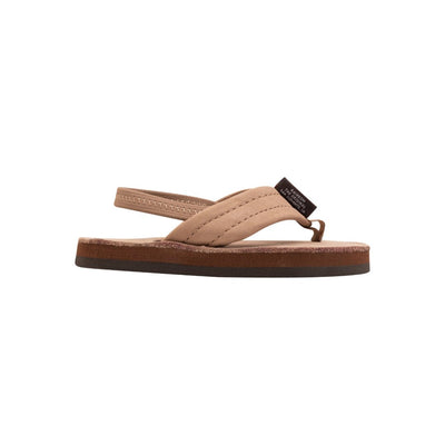Rainbow Kids Premier Leather With Back Strap Dark Brown Sandal 4
