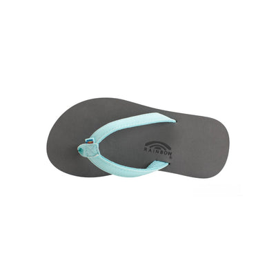 Rainbow Kids The Grombow - Soft Rubber Top Sole with Narrow Strap and Pin line Aqua Sandal 3