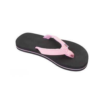 Rainbow Kids The Grombow - Soft Rubber Top Sole with Narrow Strap and Pin line Pink Sandal 1