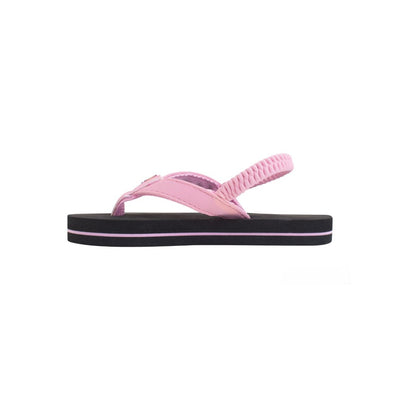 Rainbow Kids The Grombow - Soft Rubber Top Sole with Narrow Strap and Pin line With Back Strap Pink Sandal 4
